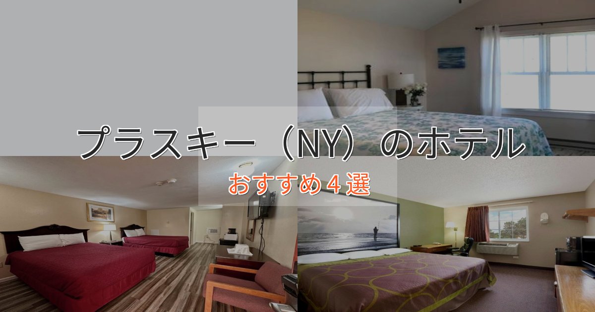 スパ&ウェルネスプラスキー（NY）の絶景ホテル4選【眺望抜群】