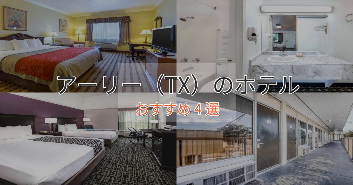 贅沢なひとときアーリー（TX）の高級ホテル4選【口コミ評価付き】