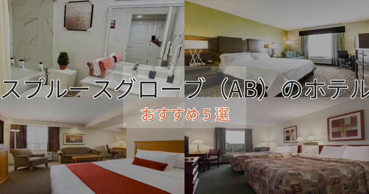 記念日におすすめスプルースグローブ（AB）の洗練されたホテル5選【上品な宿泊】